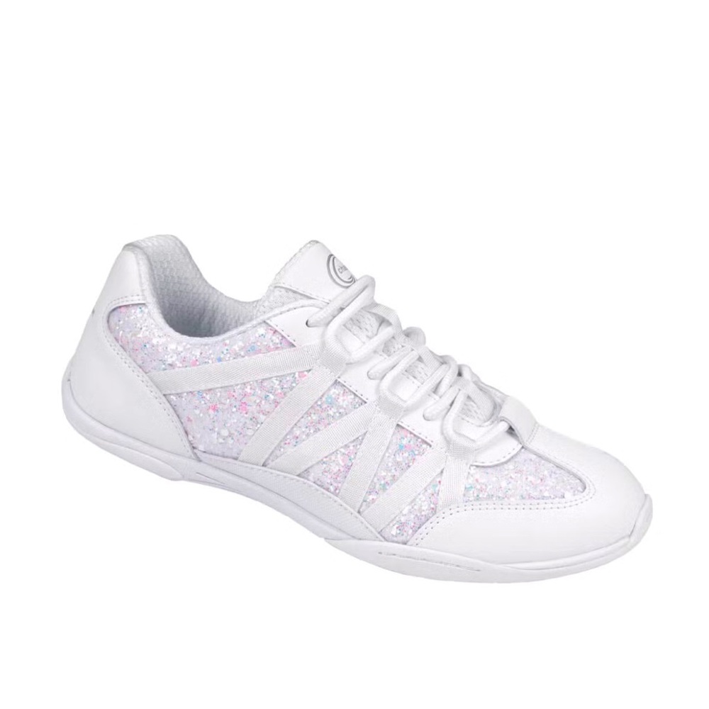 CHASSE FLASH Size Youth 2 White Cheer Shoe